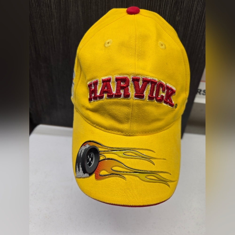 Shell Nascar Racing #29 Kevin Harvick Flames Cap Hat Chase Authentics Strap Back